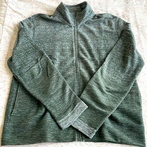 Bill Reid Green Ombré Cardigan
